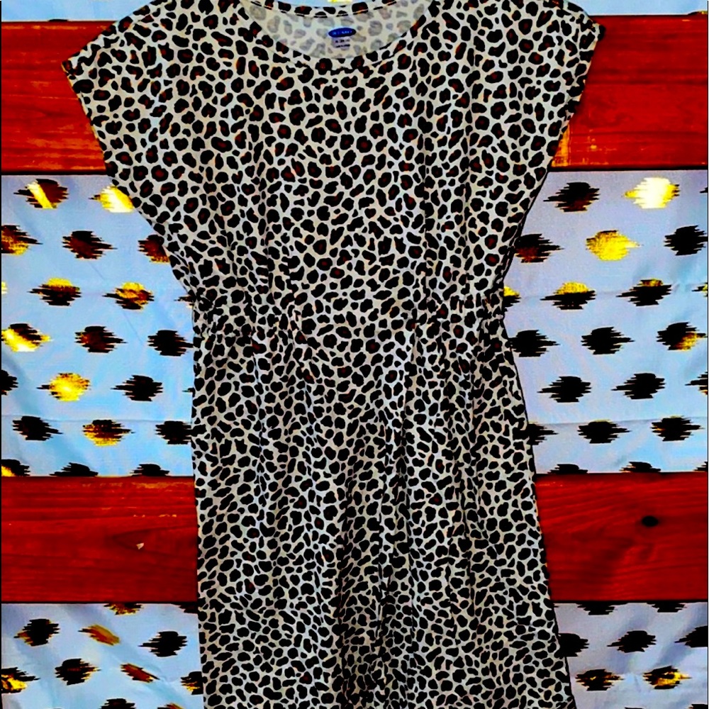 Old Navy Leopard Dress girls